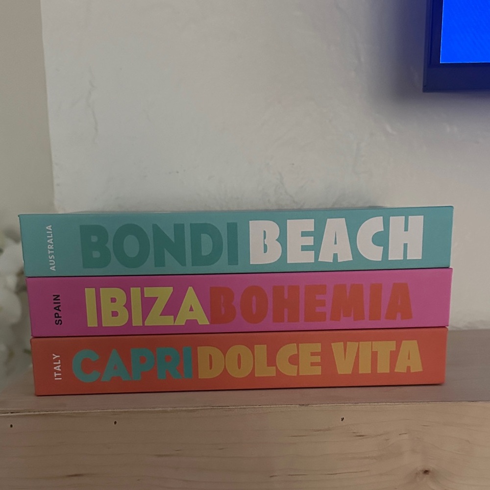 Mini Vibrant Travel Book Trio